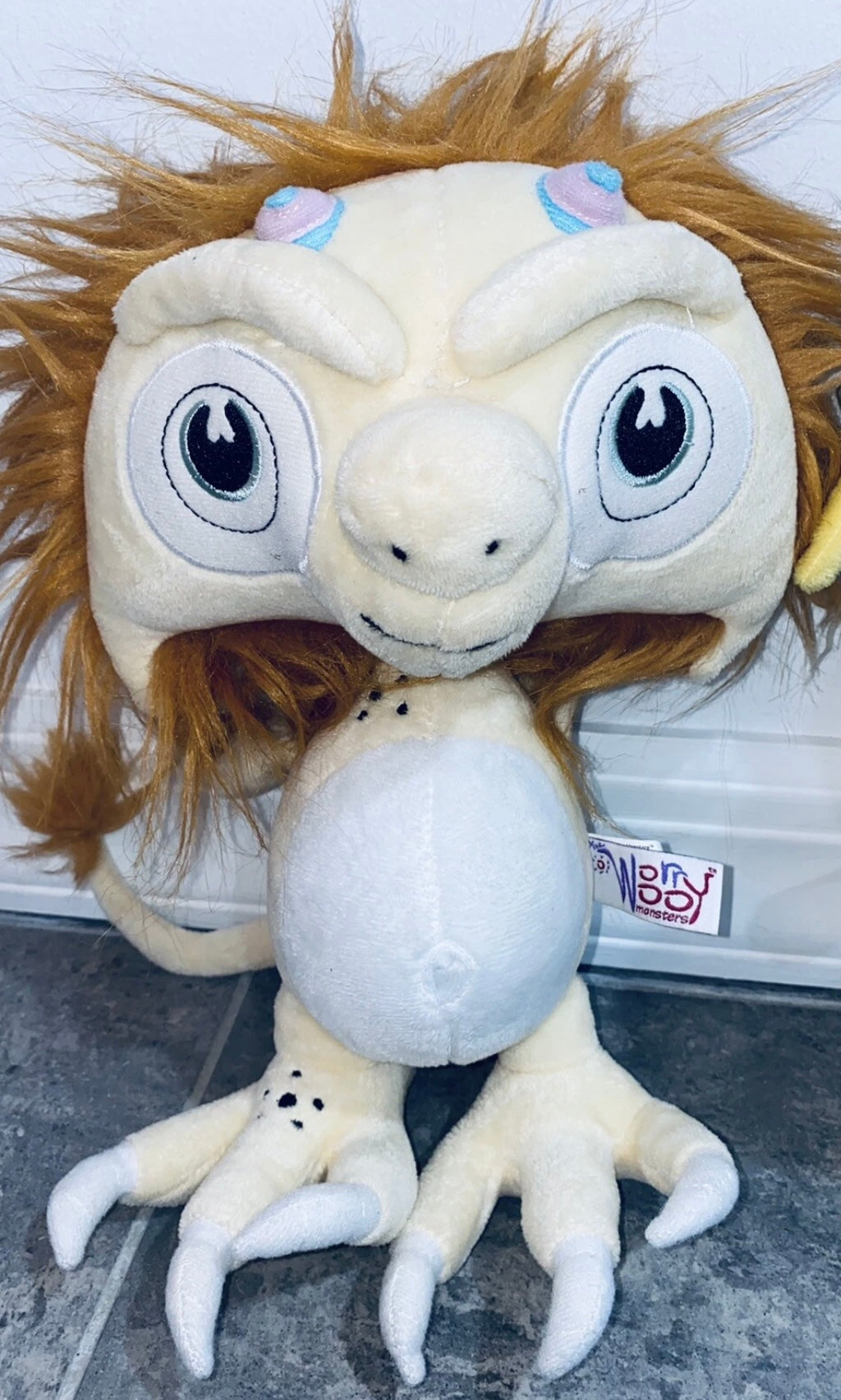 WorryWoo Monsters Plush – Fuddle the Monster of Confusion – Andi Green Emo