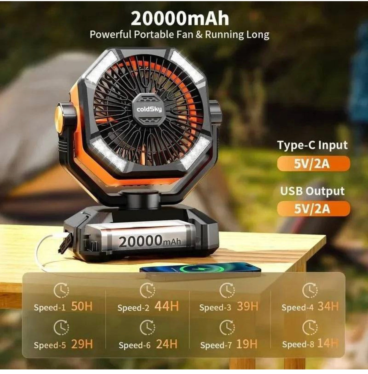 Camping 2000 Portable Fan

New • Unopened • Ready for Adventure