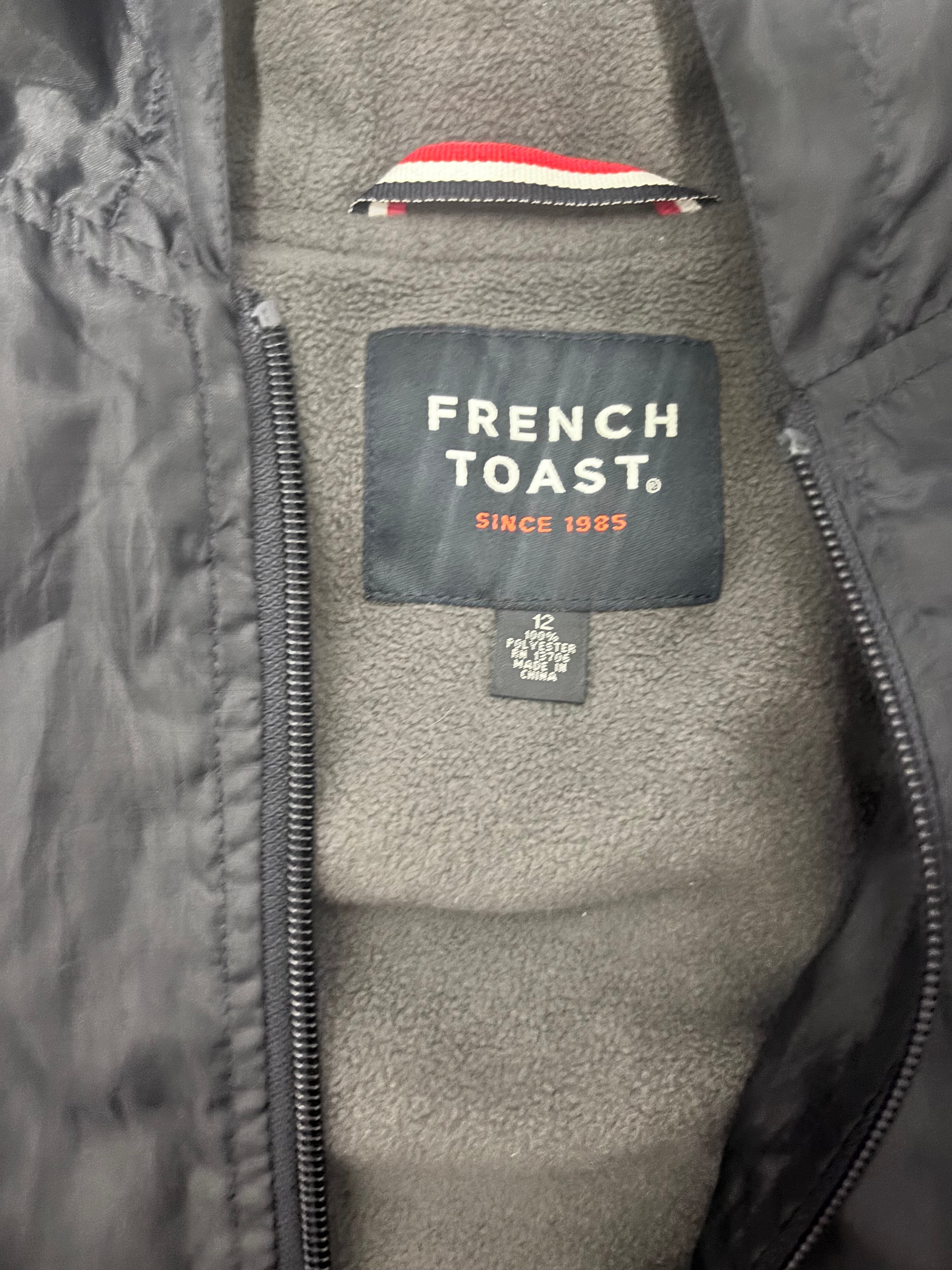 French Toast Boys Windbreaker Jacket Size 12 Navy – Fleece Lined