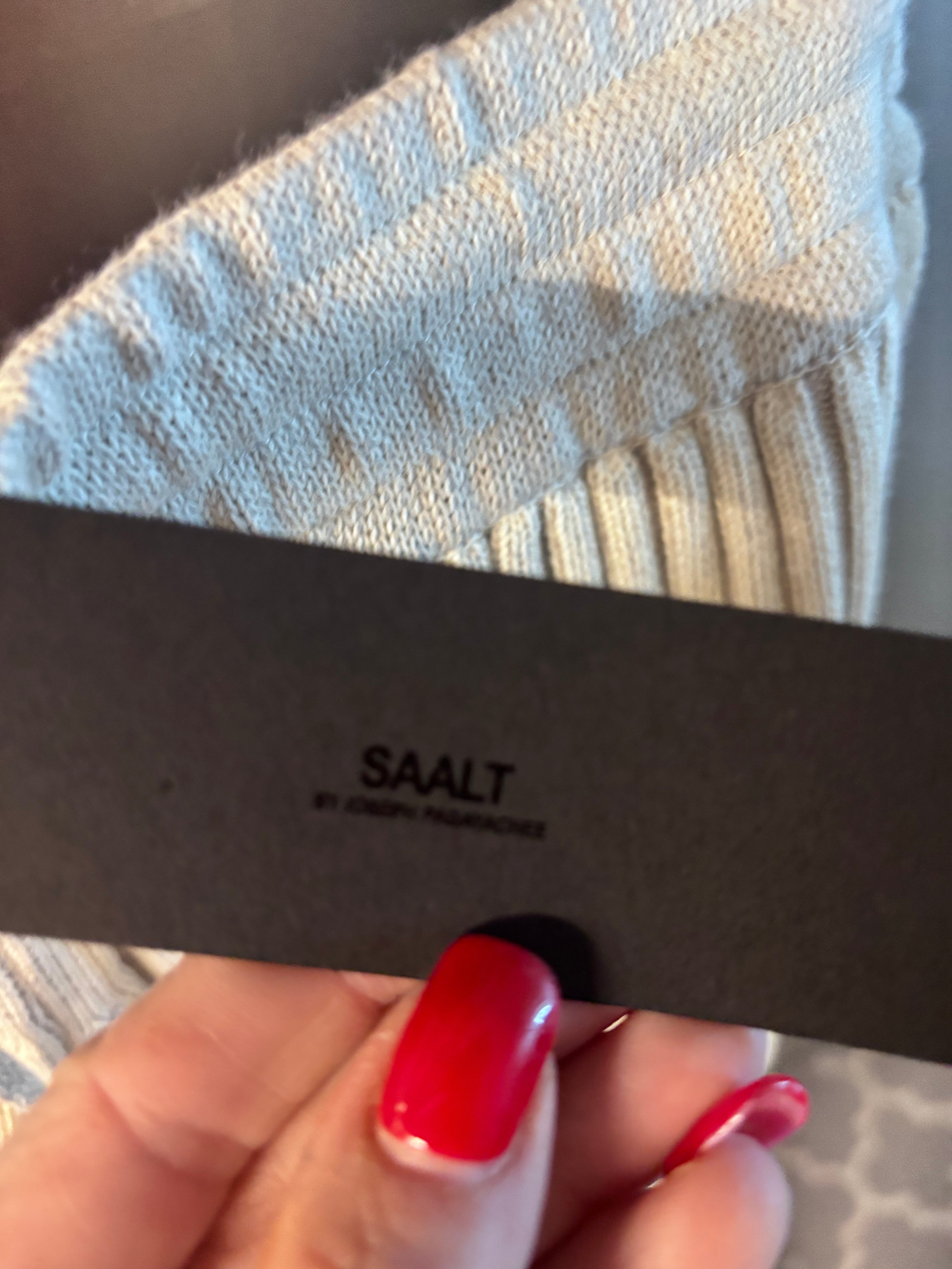 Saalt Studio Ribbed Knit Lounge Shorts – Smoke – Size Large – NWT