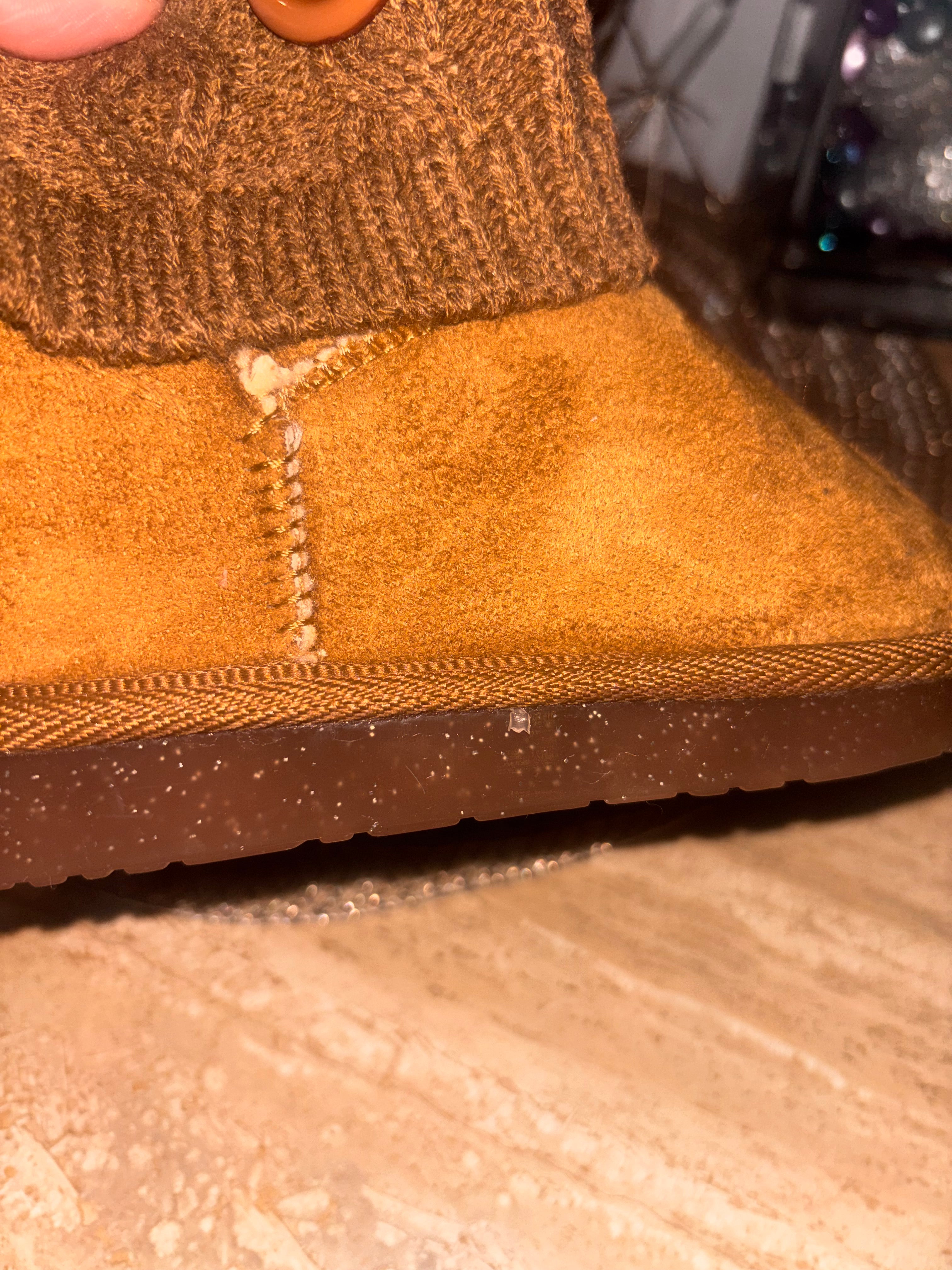 Toddler Faux Suede Winter Booties – EU 27 / US Toddler 10