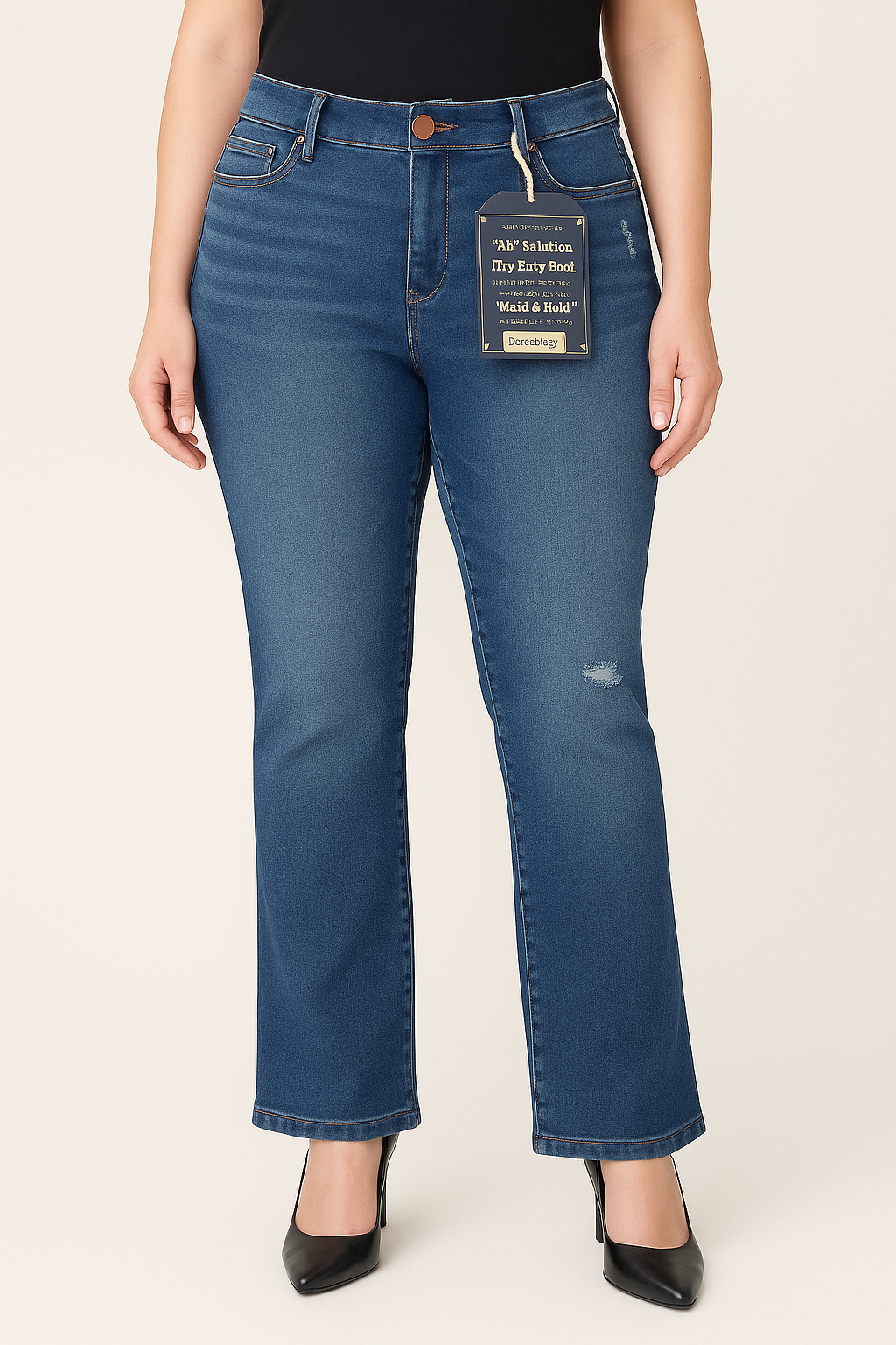 Democracy “Ab”solution Itty Bitty Bootcut Jeans – Size 14P – Brand New