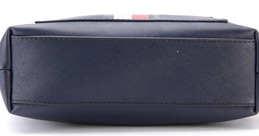 Curated Hudson Find - Tommy Hilfiger signature saffiano faux leather small  crossbody bag
