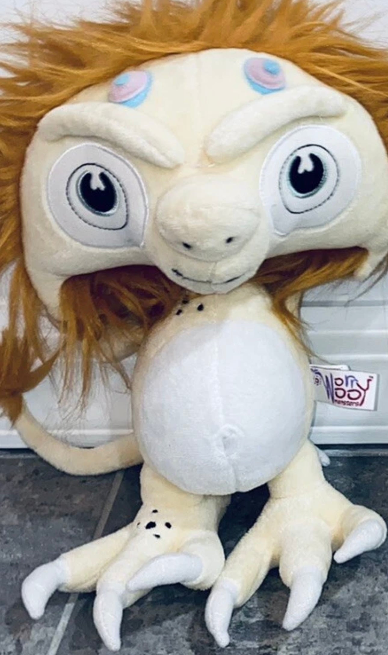 WorryWoo Monsters Plush – Fuddle the Monster of Confusion – Andi Green Emo
