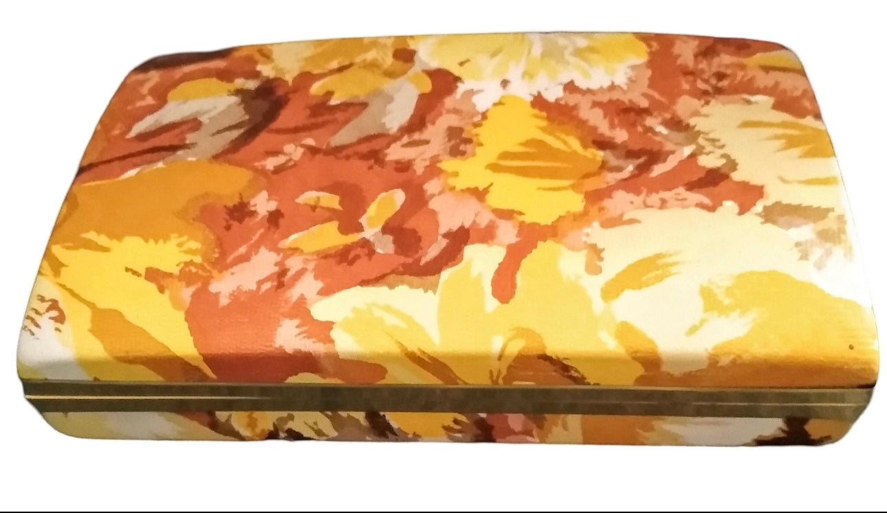Vintage Floral Jewelry Box – 1960s–1970s Era