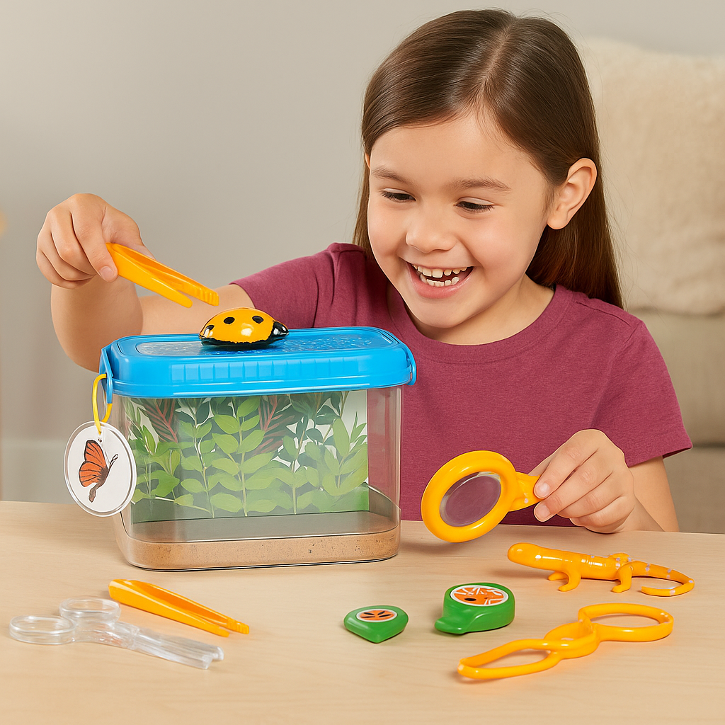 Melissa & Doug Let’s Explore Terrarium Observations Play Set – complete set