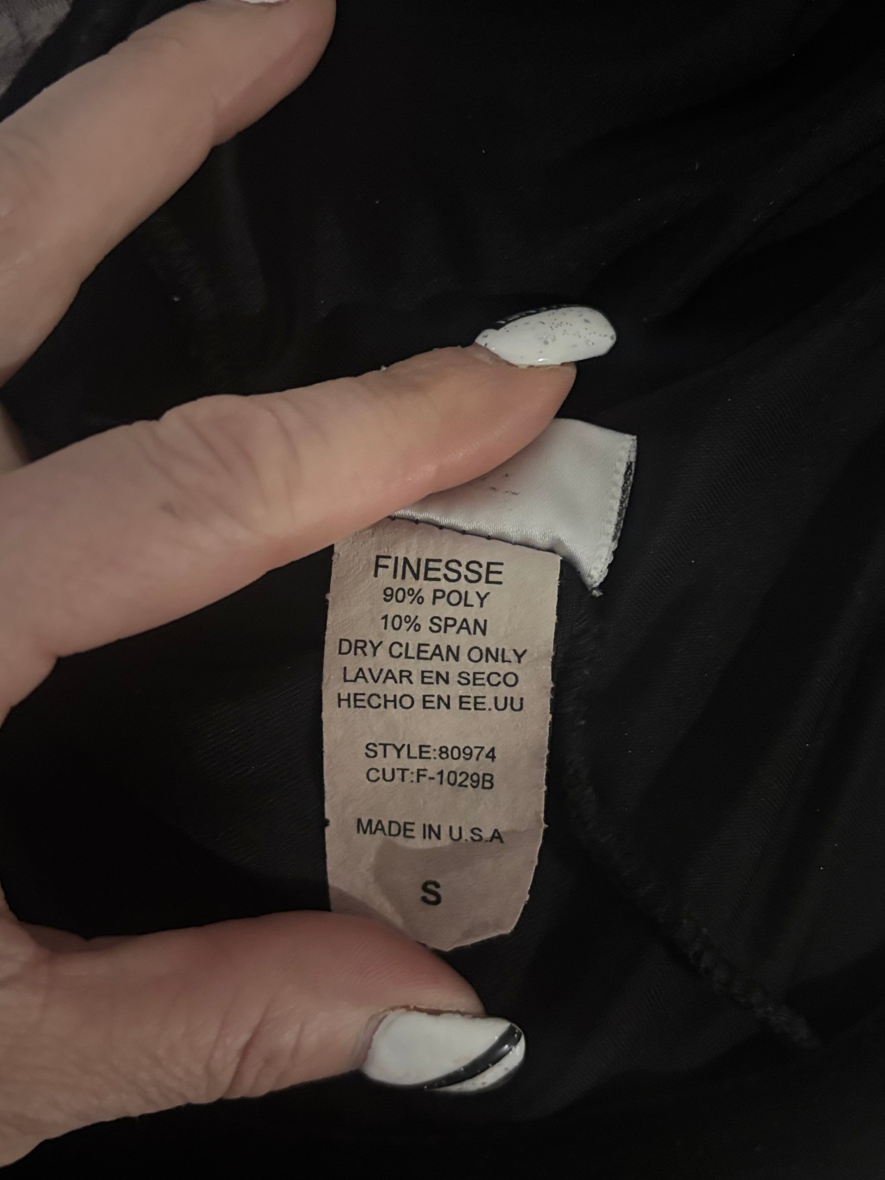 Sultry Black Stretch Velvet Maxi skirt – Finesse USA Made in USA Size Small