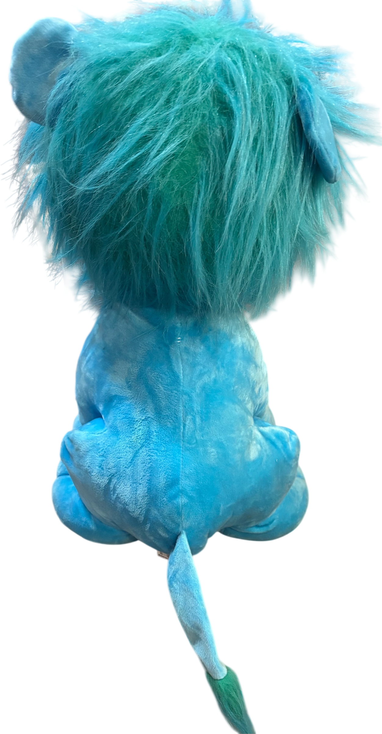 Adorable Blue Plush Lion – 20” Large Stuffed Animal – Excellent Condition!