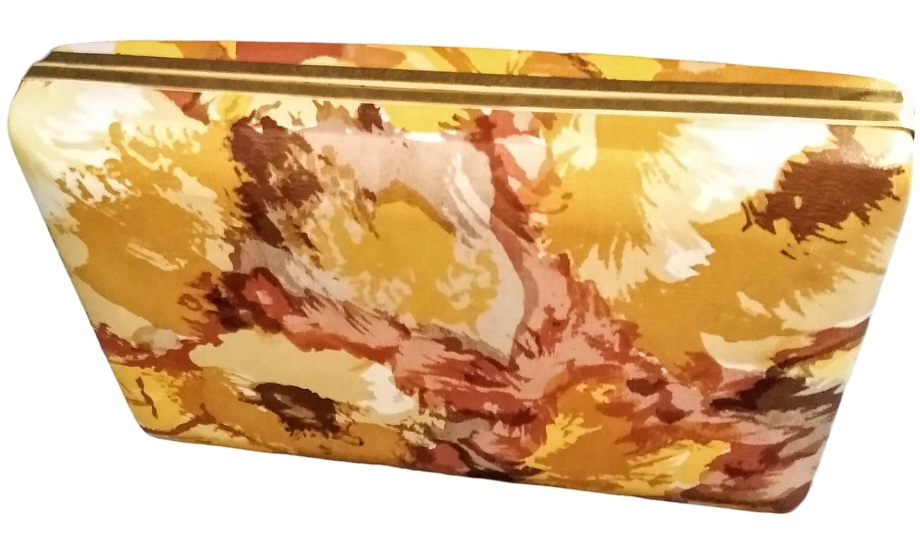Vintage Floral Jewelry Box – 1960s–1970s Era