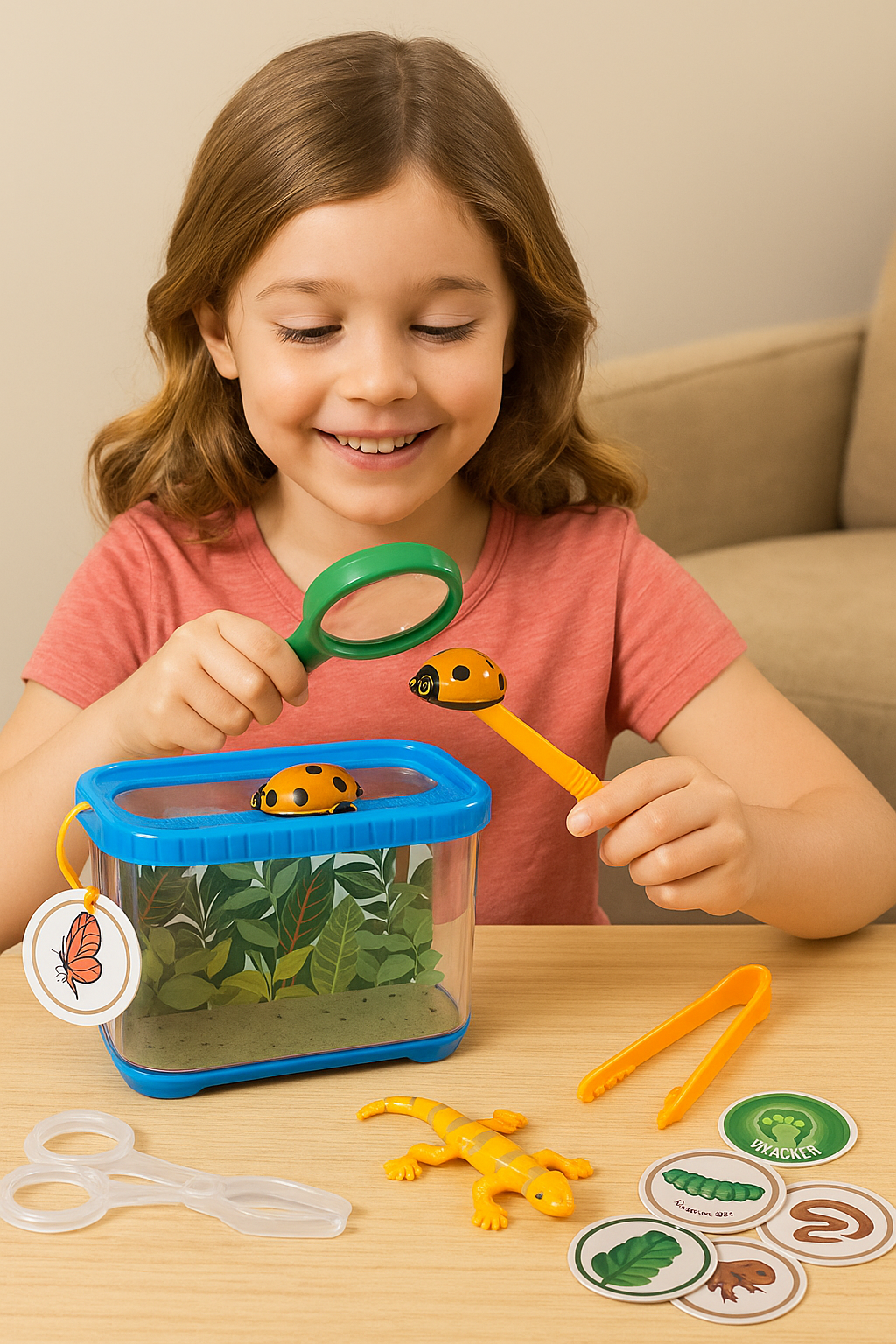 Melissa & Doug Let’s Explore Terrarium Observations Play Set – complete set