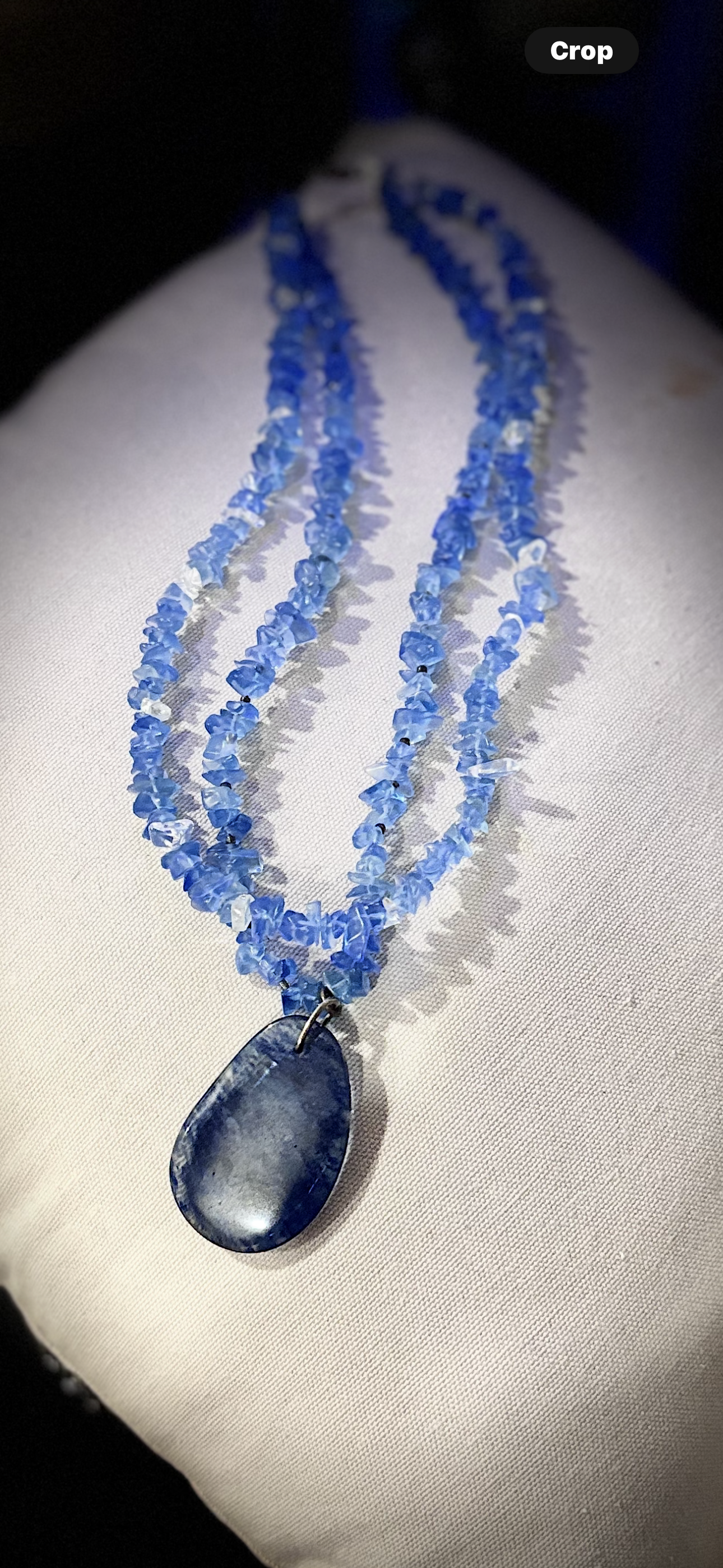 Blue Quartz Statement Necklace

Hand-Strung • One of a Kind