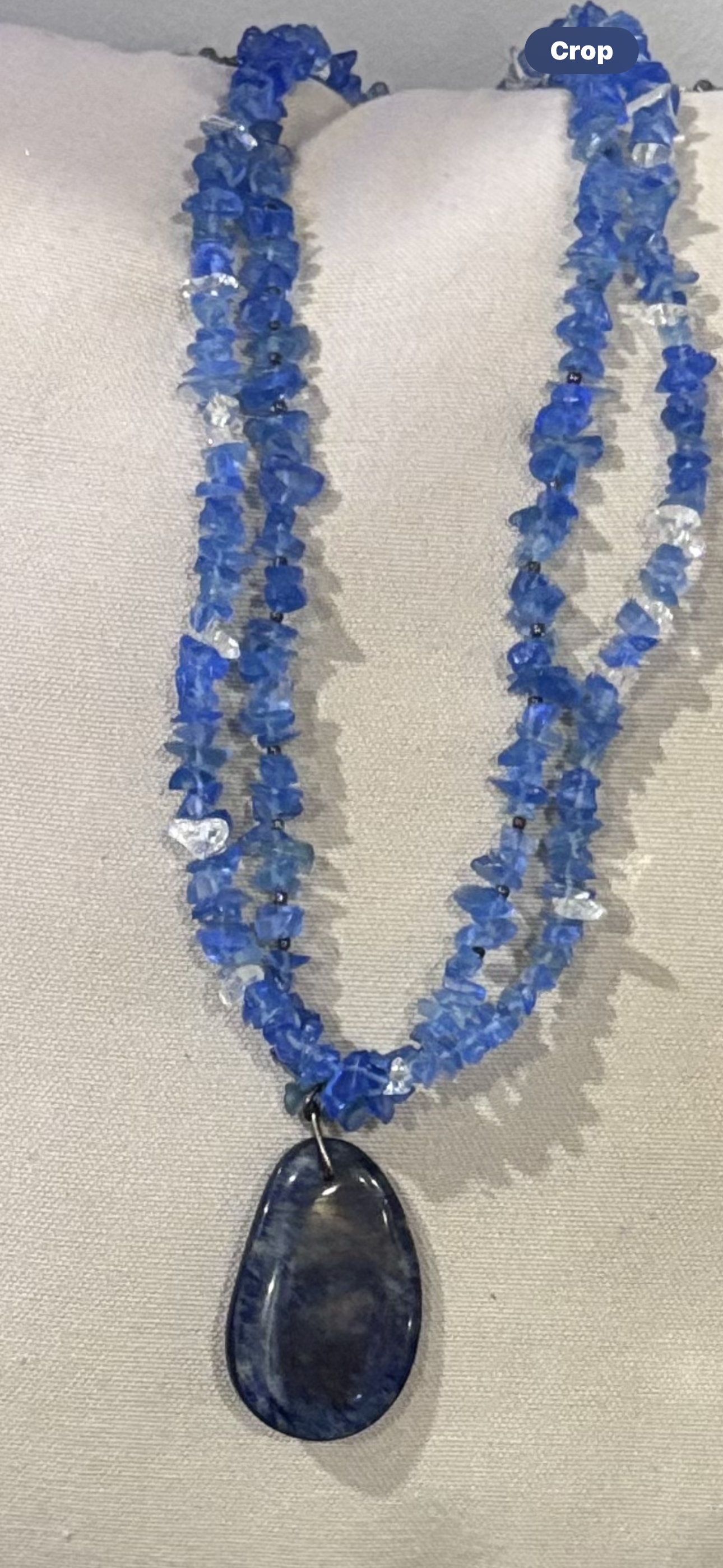 Blue Quartz Statement Necklace

Hand-Strung • One of a Kind