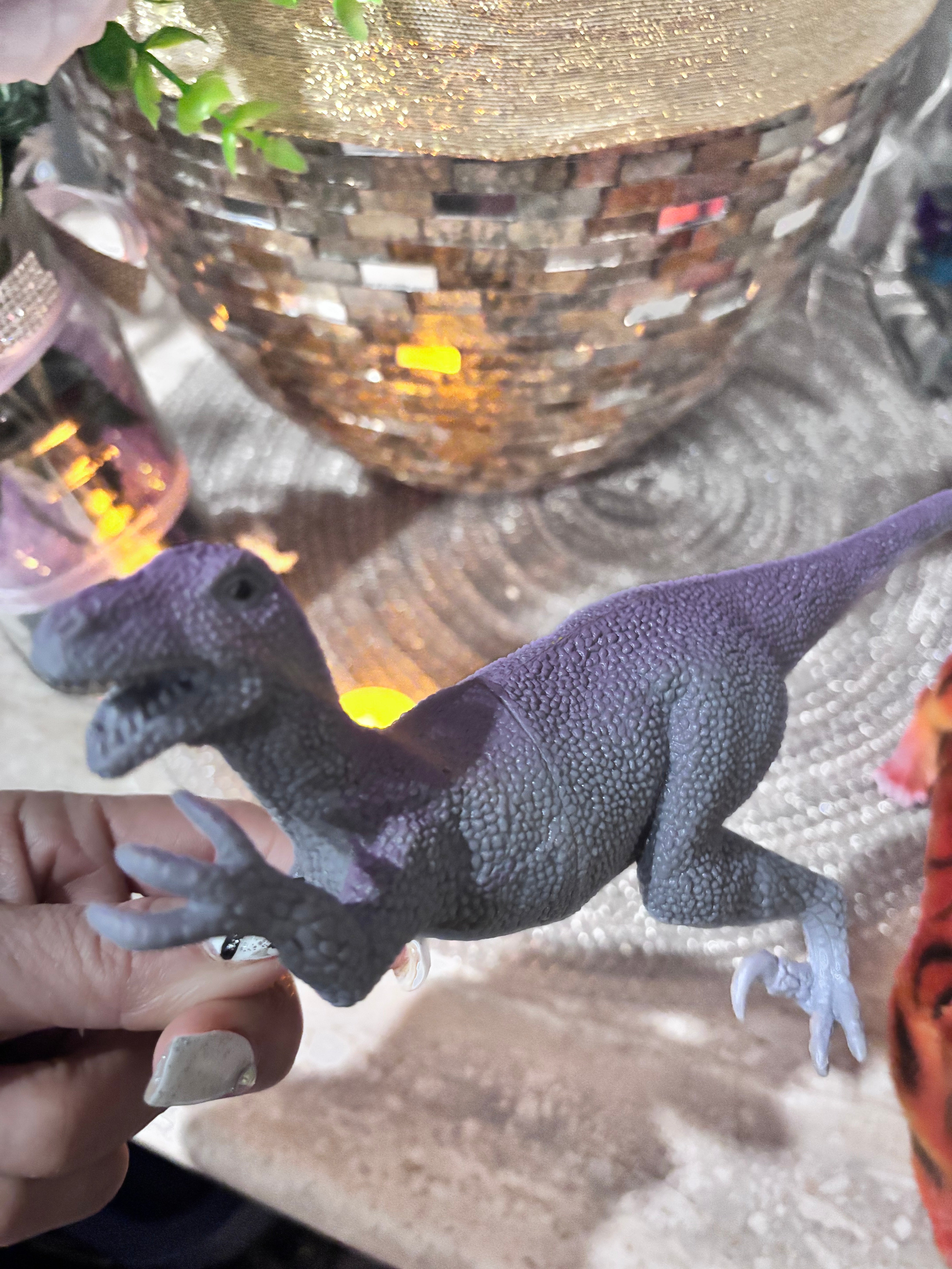 Realistic Toy Animal & Dinosaur Figurines – Tiger & Dinosaur Trio