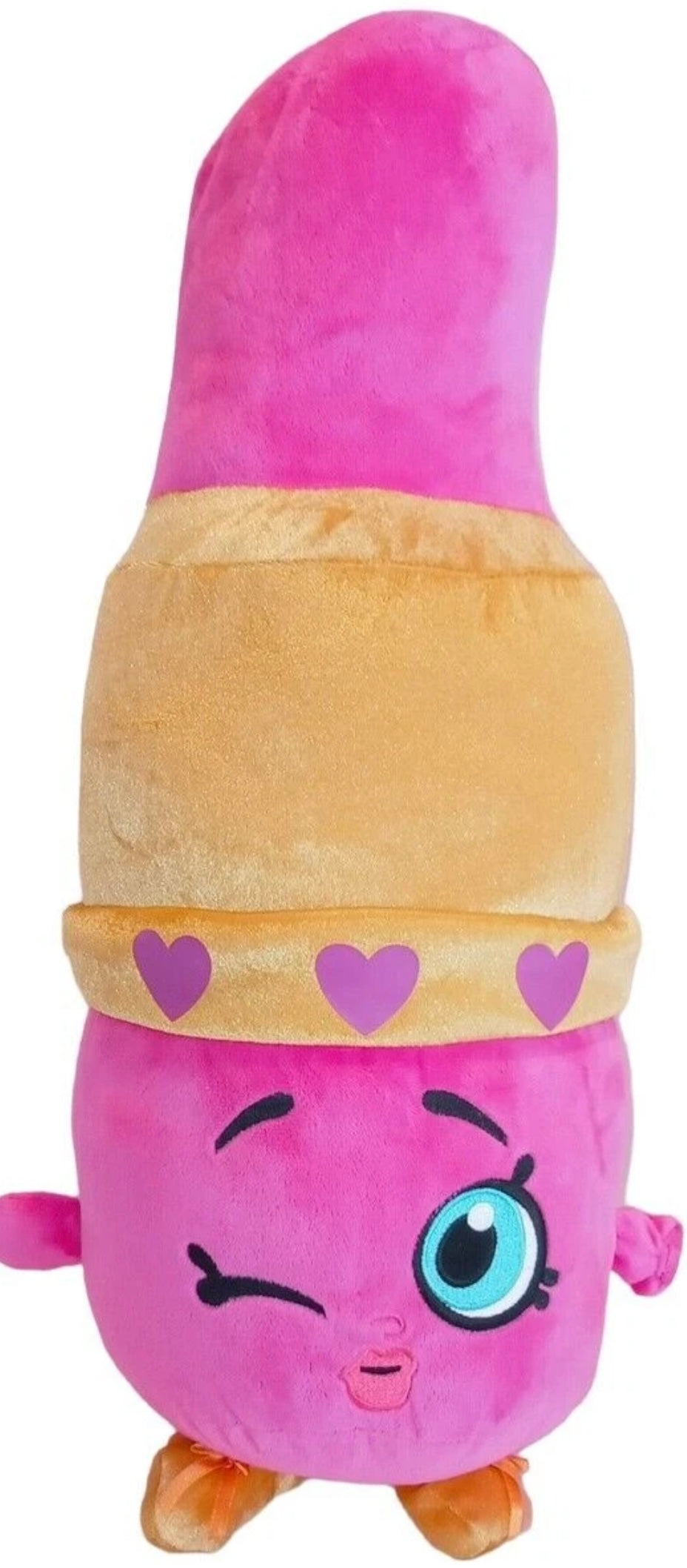 Shopkins Lippy Lips Jumbo Plush – 18” – Like New