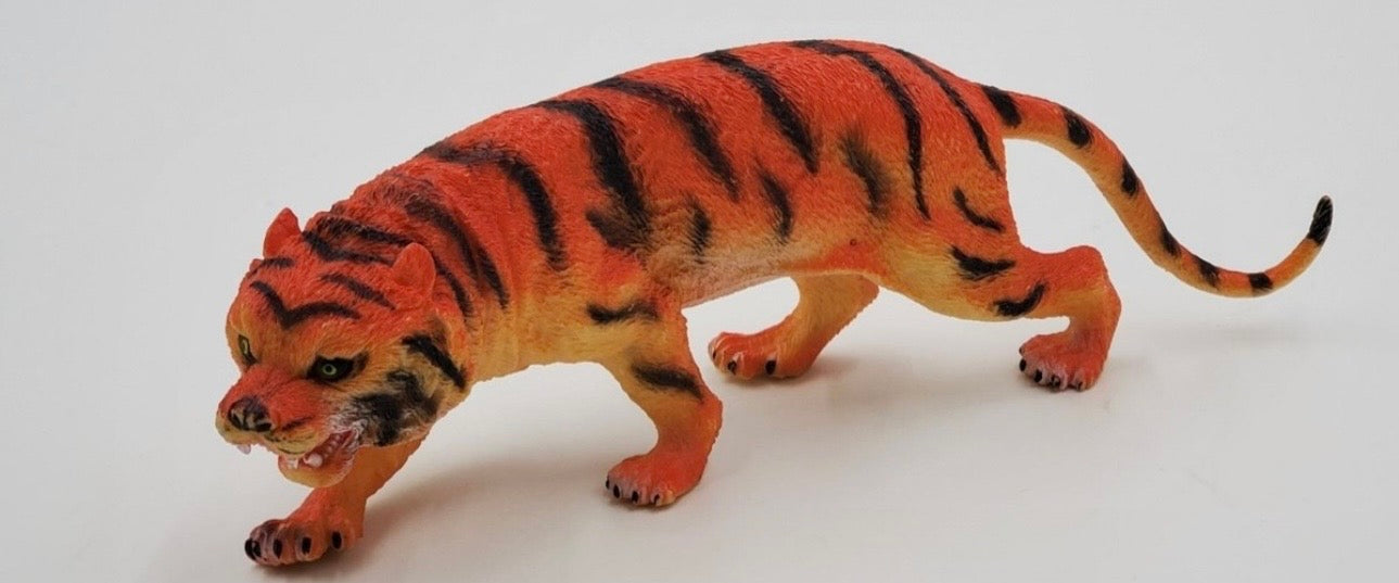 Realistic Toy Animal & Dinosaur Figurines – Tiger & Dinosaur Trio