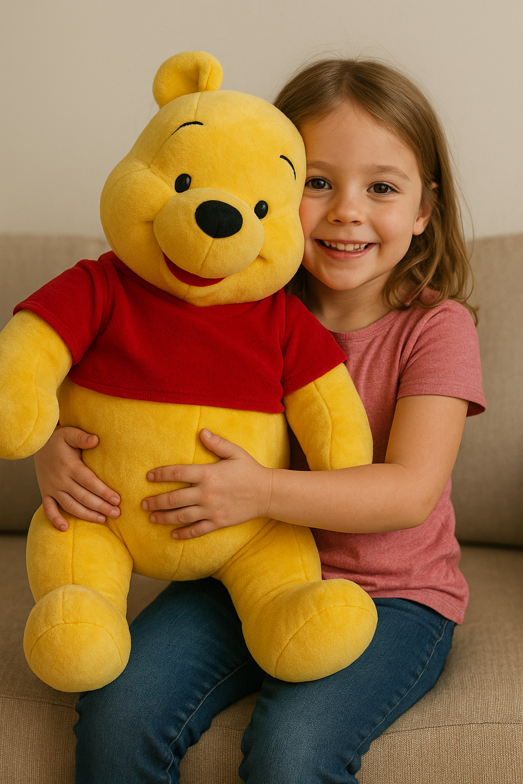 Classic Winnie the Pooh Plush Toy – 12" Soft & Cuddly