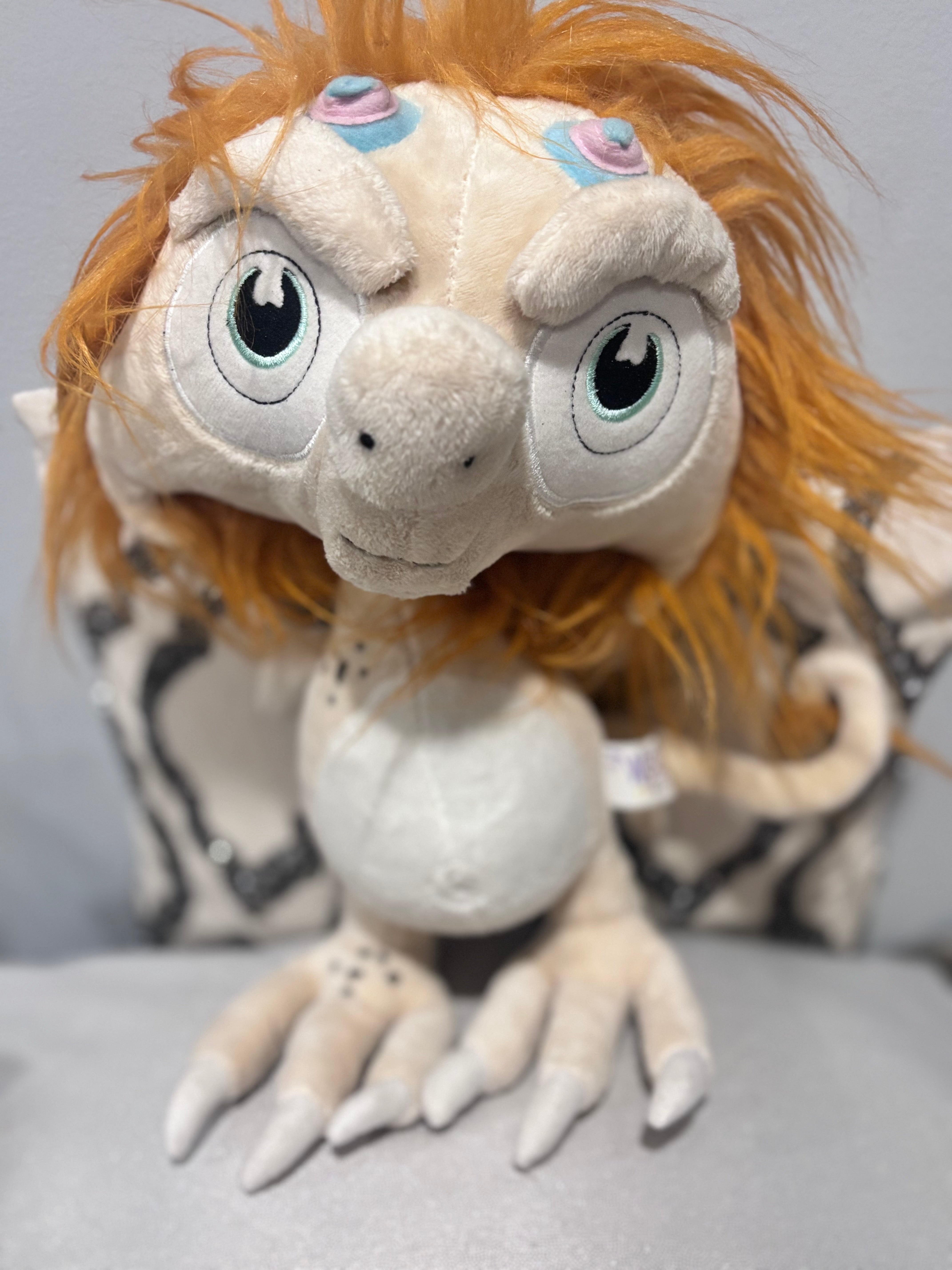 WorryWoo Monsters Plush – Fuddle the Monster of Confusion – Andi Green Emo