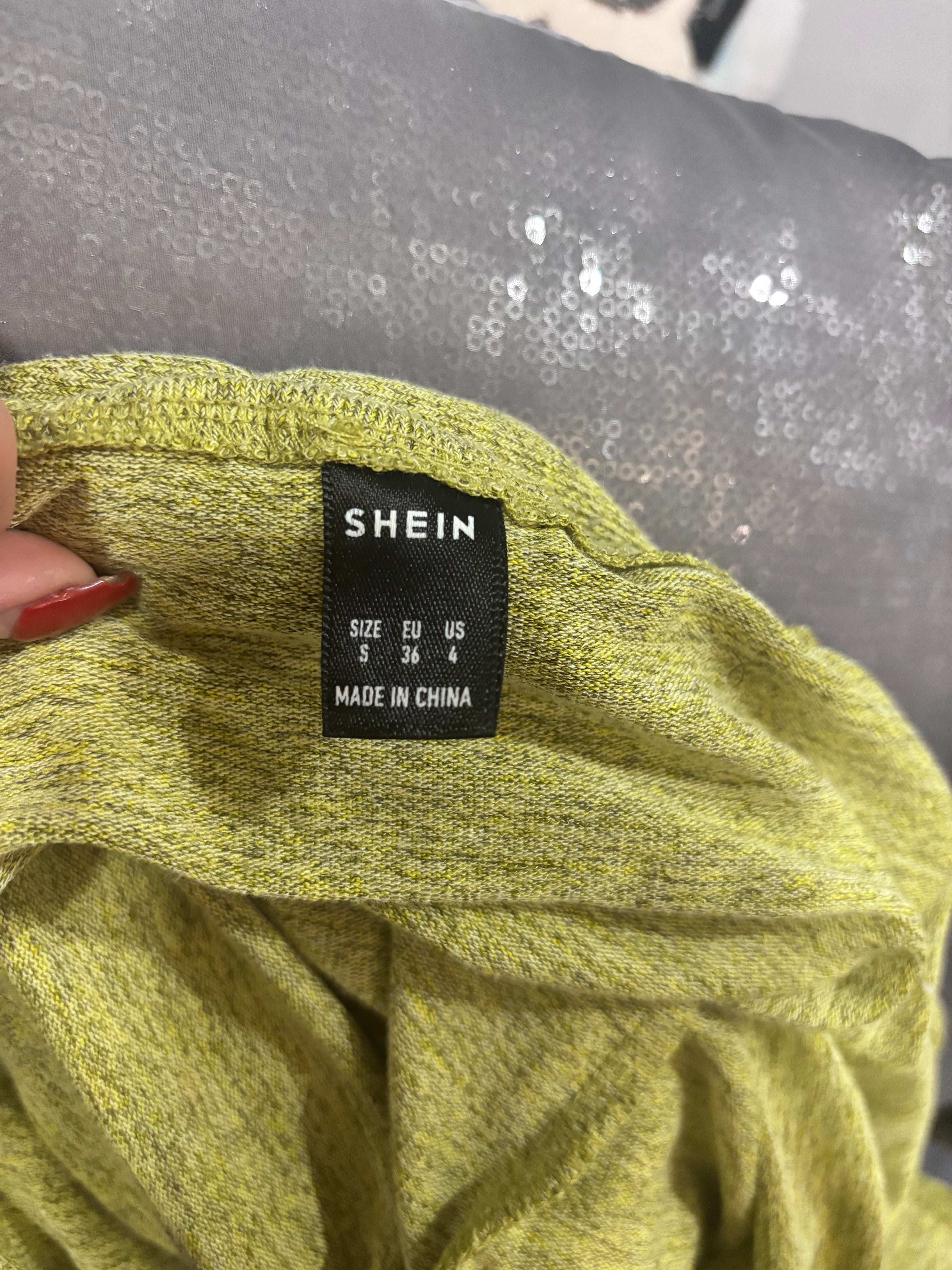 Lime Green Halter Mini Dress by Shein Privé – Size Small (US 4)