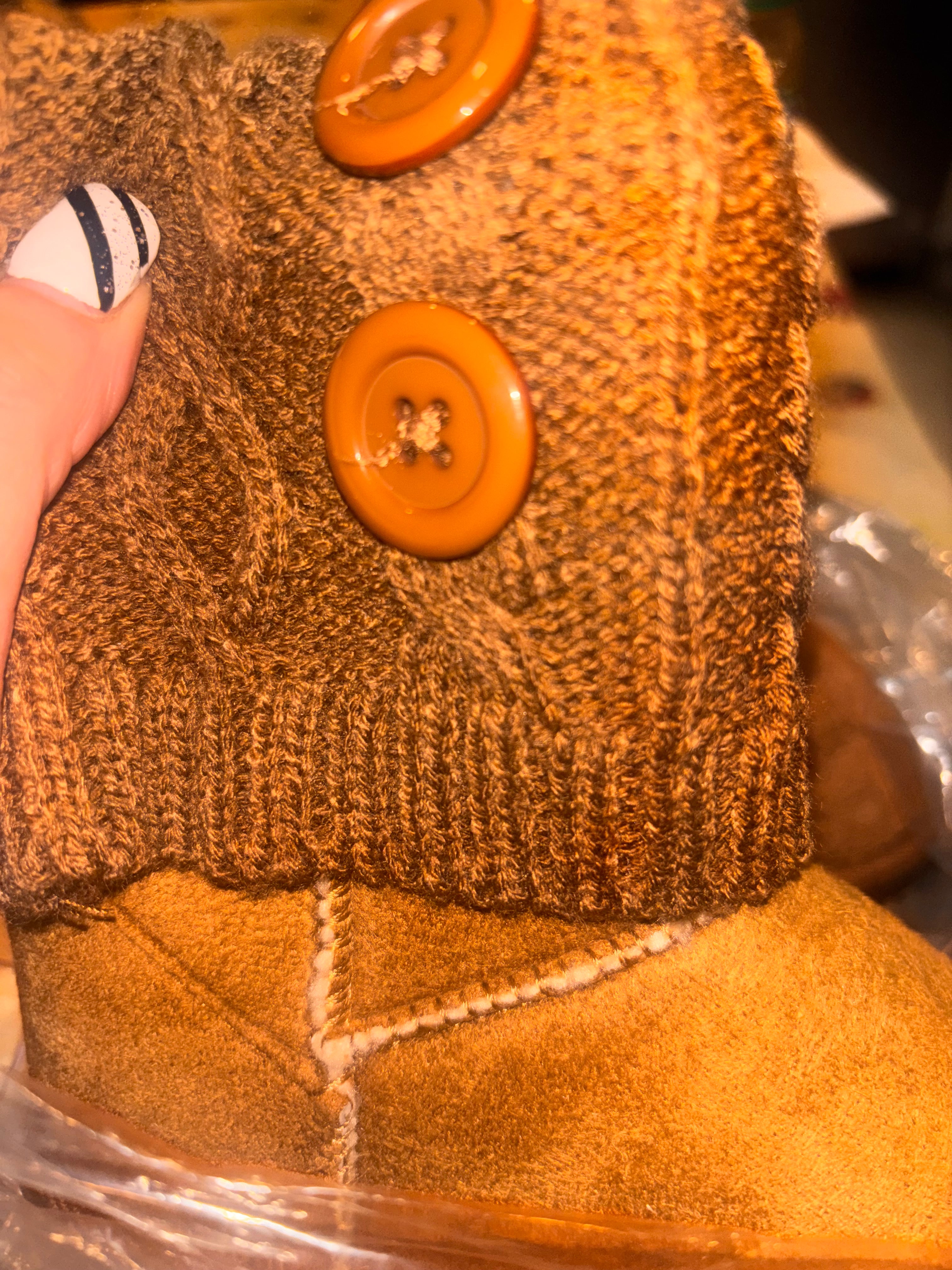 Toddler Faux Suede Winter Booties – EU 27 / US Toddler 10