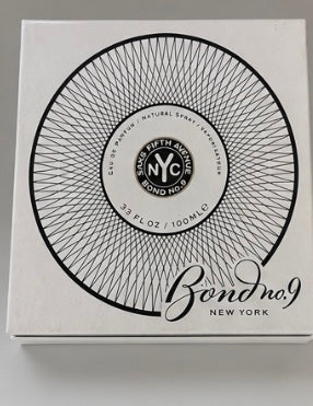 Bond No. 9 Saks Fifth Avenue NYC Eau de Parfum 3.3 oz (100 mL) – Approximately 90% Full with Original Box