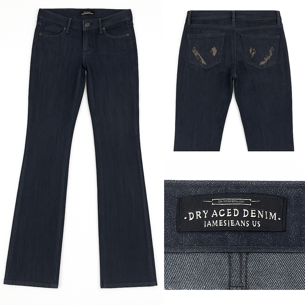 James Jeans “Dry Aged Denim” Limited Edition Bootcut Jeans – Size 23 ( 00/XSS )