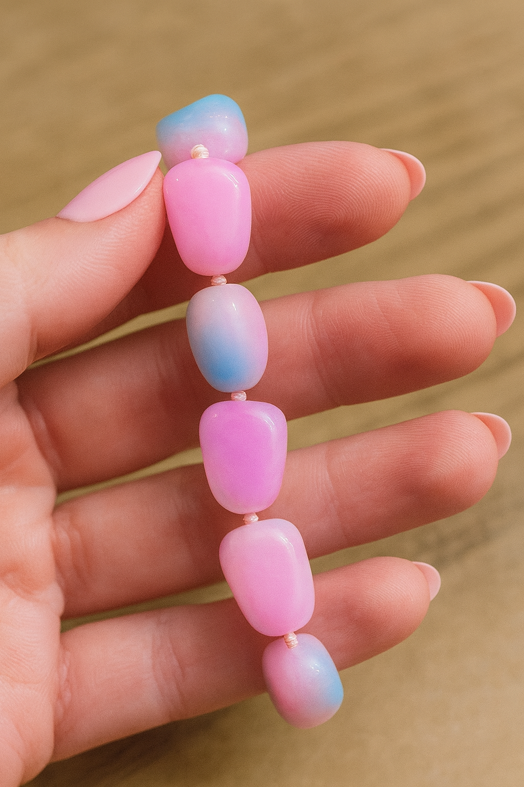 Lola Rose London Semi-Precious Adjustable Bracelet – Signed LR Toggle Bracelet
