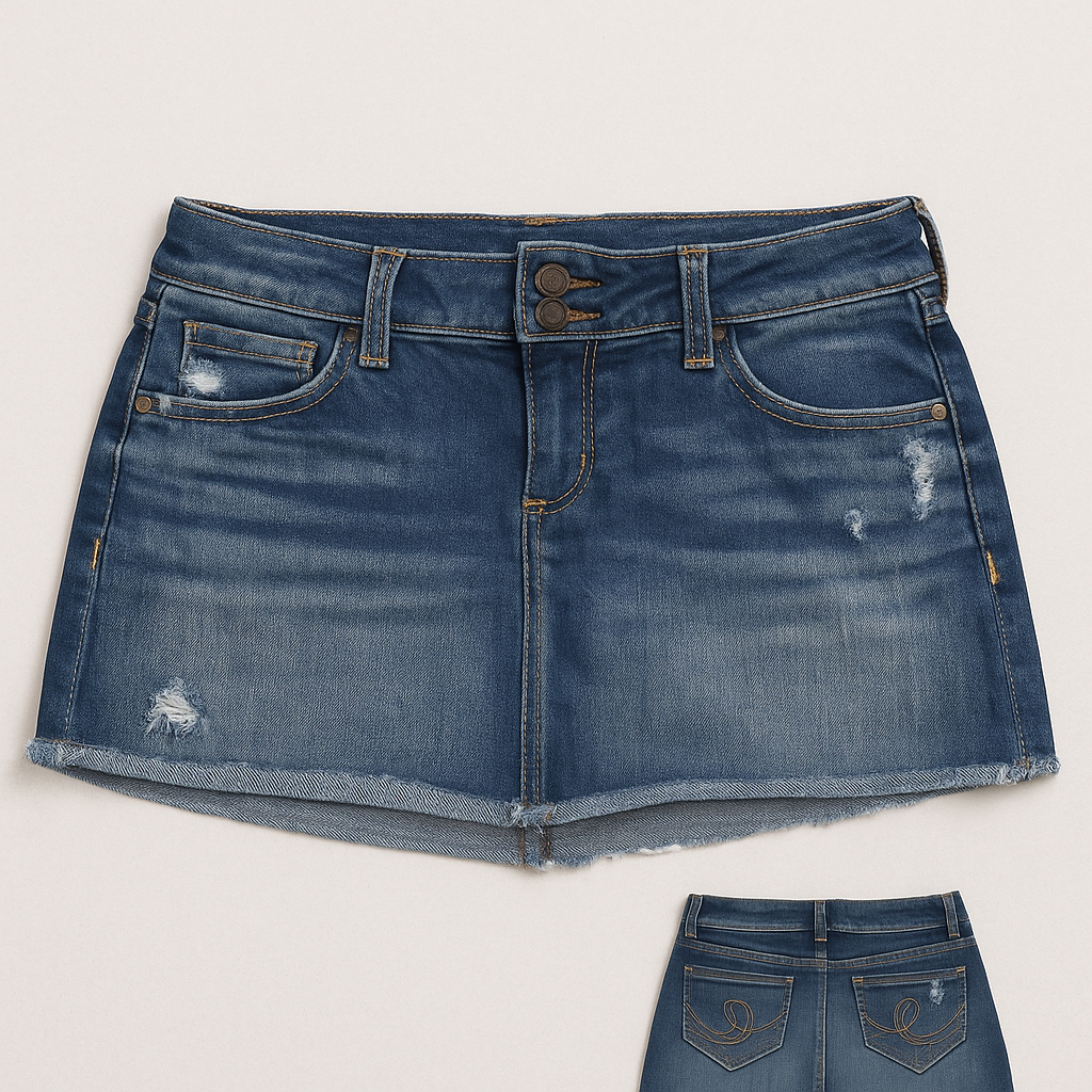 Hudson Boutique | X2 Y2K Denim Micro Mini Skirt – Size 2