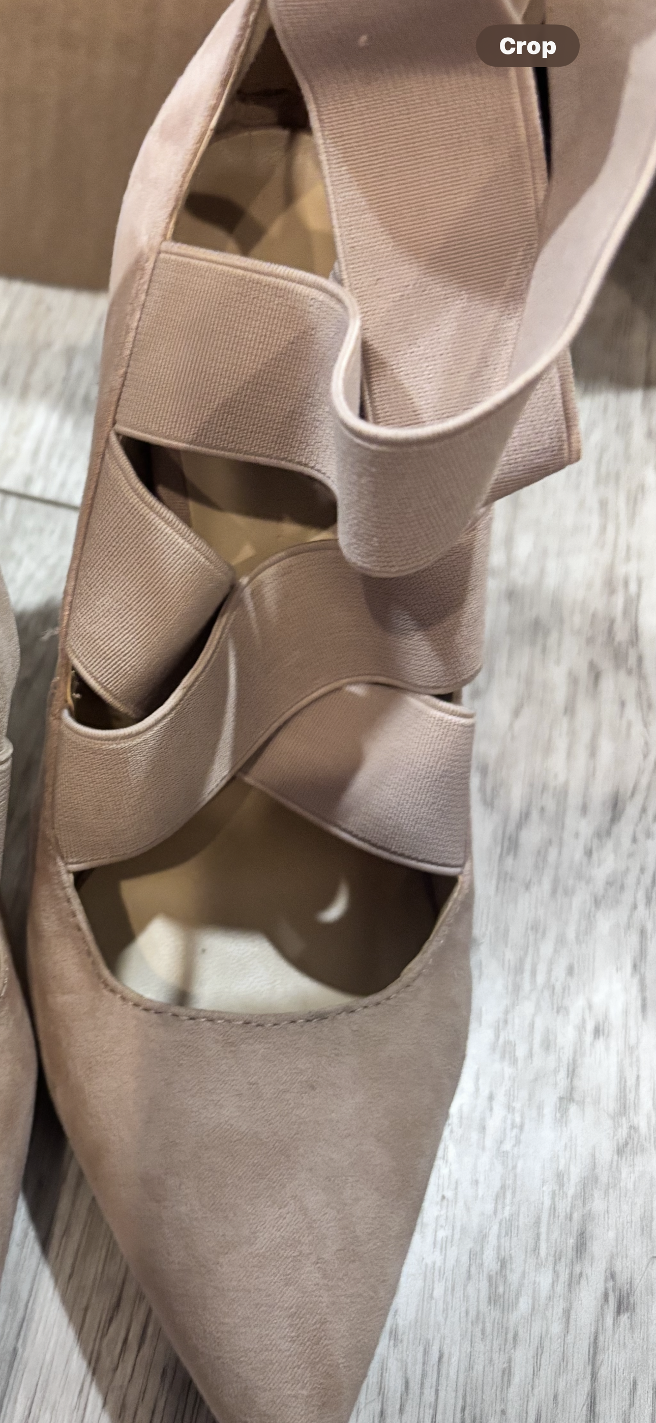 Wild Diva Nude/Blush Pointed-Toe Heels – Size 6