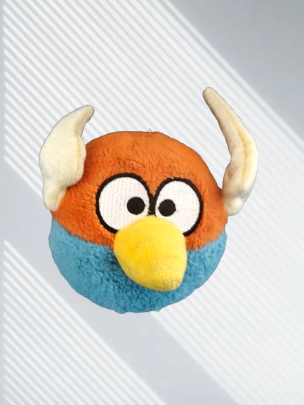 Angry Birds Space 5" Plush Stuffed Toy No Music - Blue and Orange Bird"