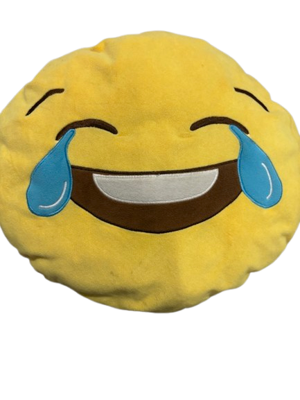 Emoji Laugh to Tear Face Emoticon Cushion Stuffed Plush Soft Pillow