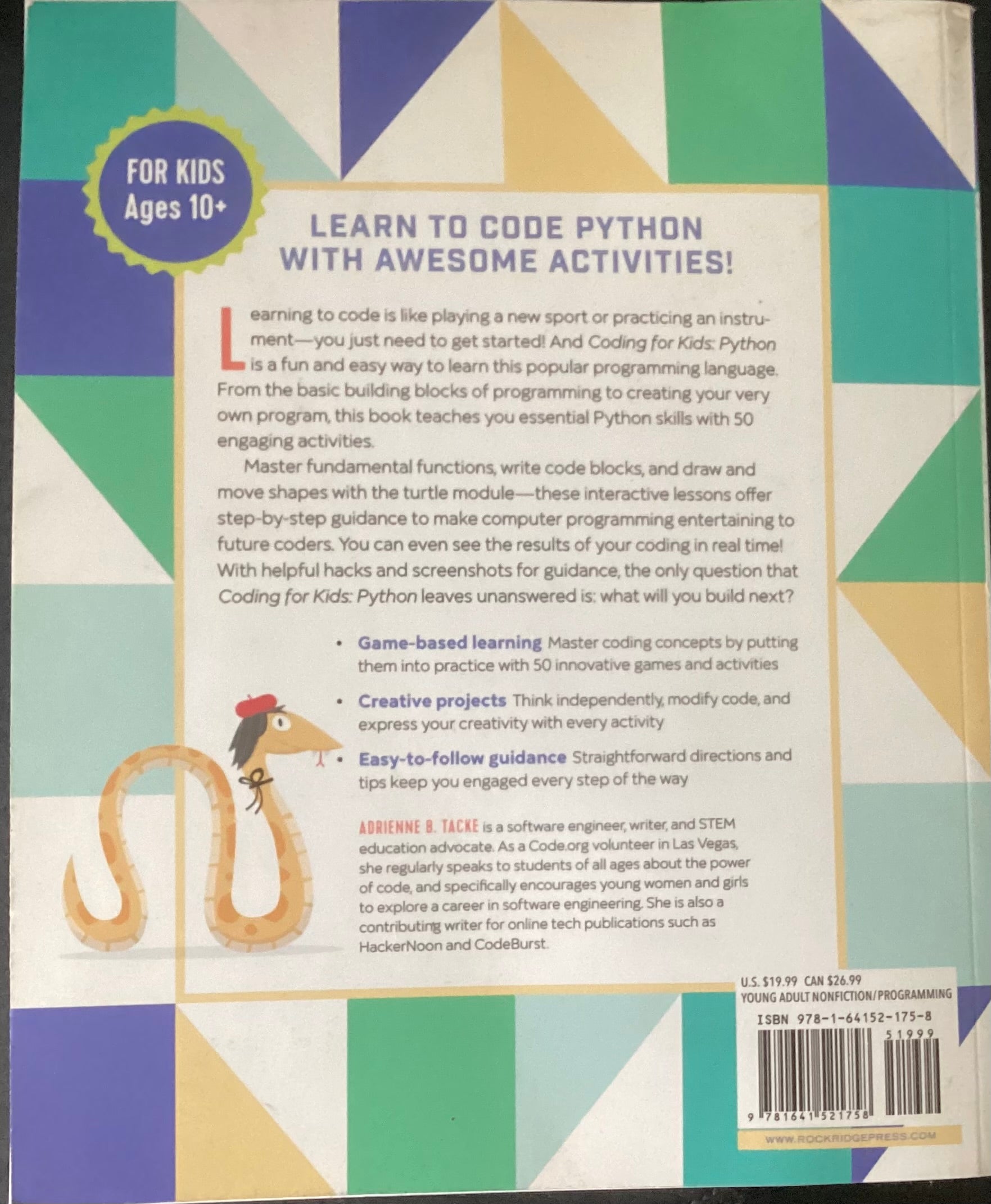 Coding For Kids Python - Learn To Code With Awesome Games And Activities