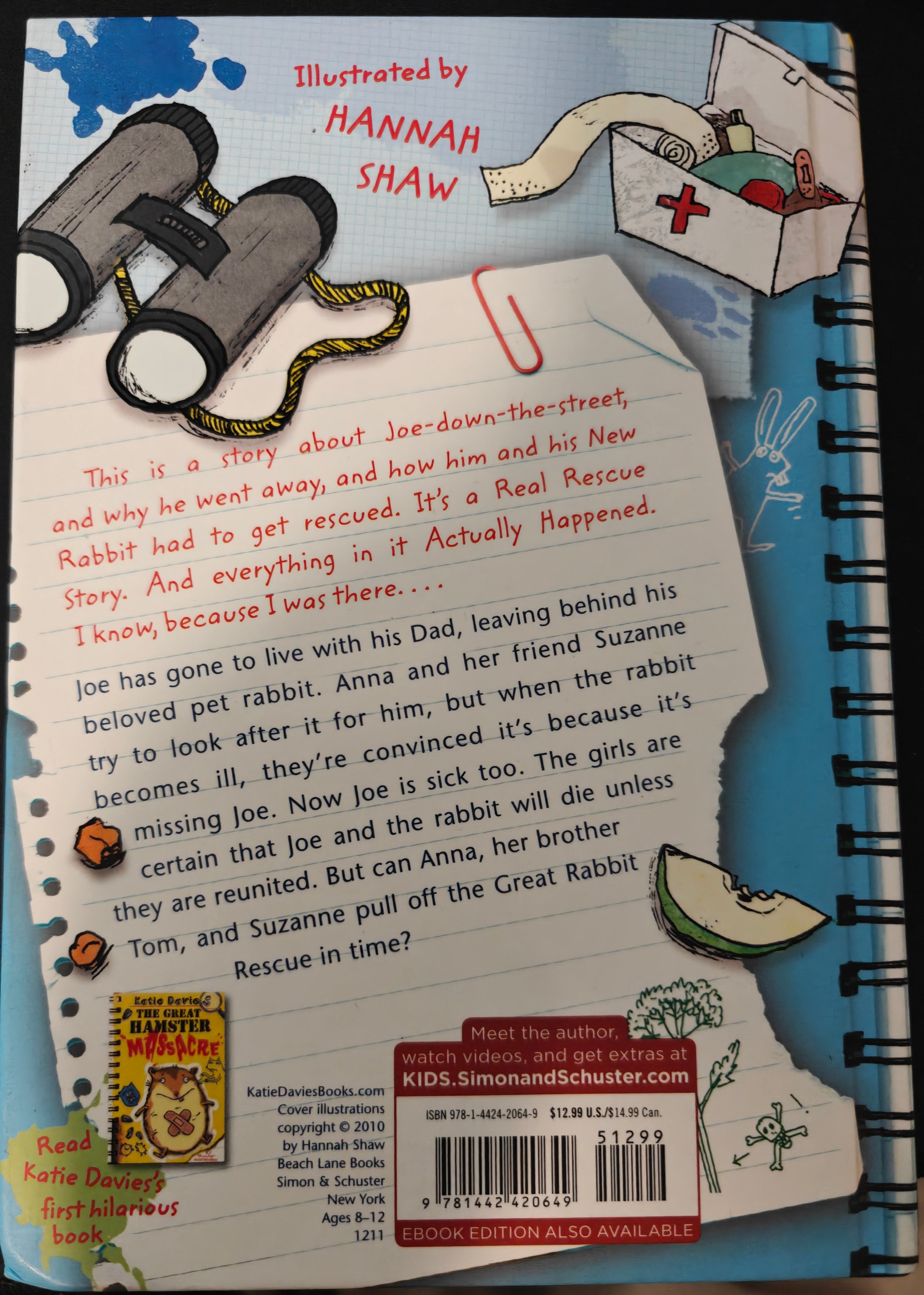 The Great Rabbit Rescue by Katie Davies – Paperback
