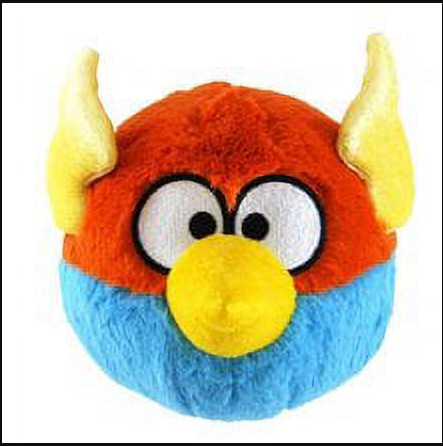 Angry Birds Space 5" Plush Stuffed Toy No Music - Blue and Orange Bird"